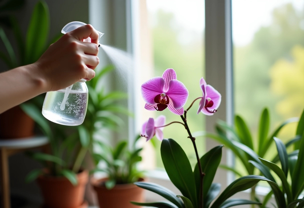 orchidée intérieur