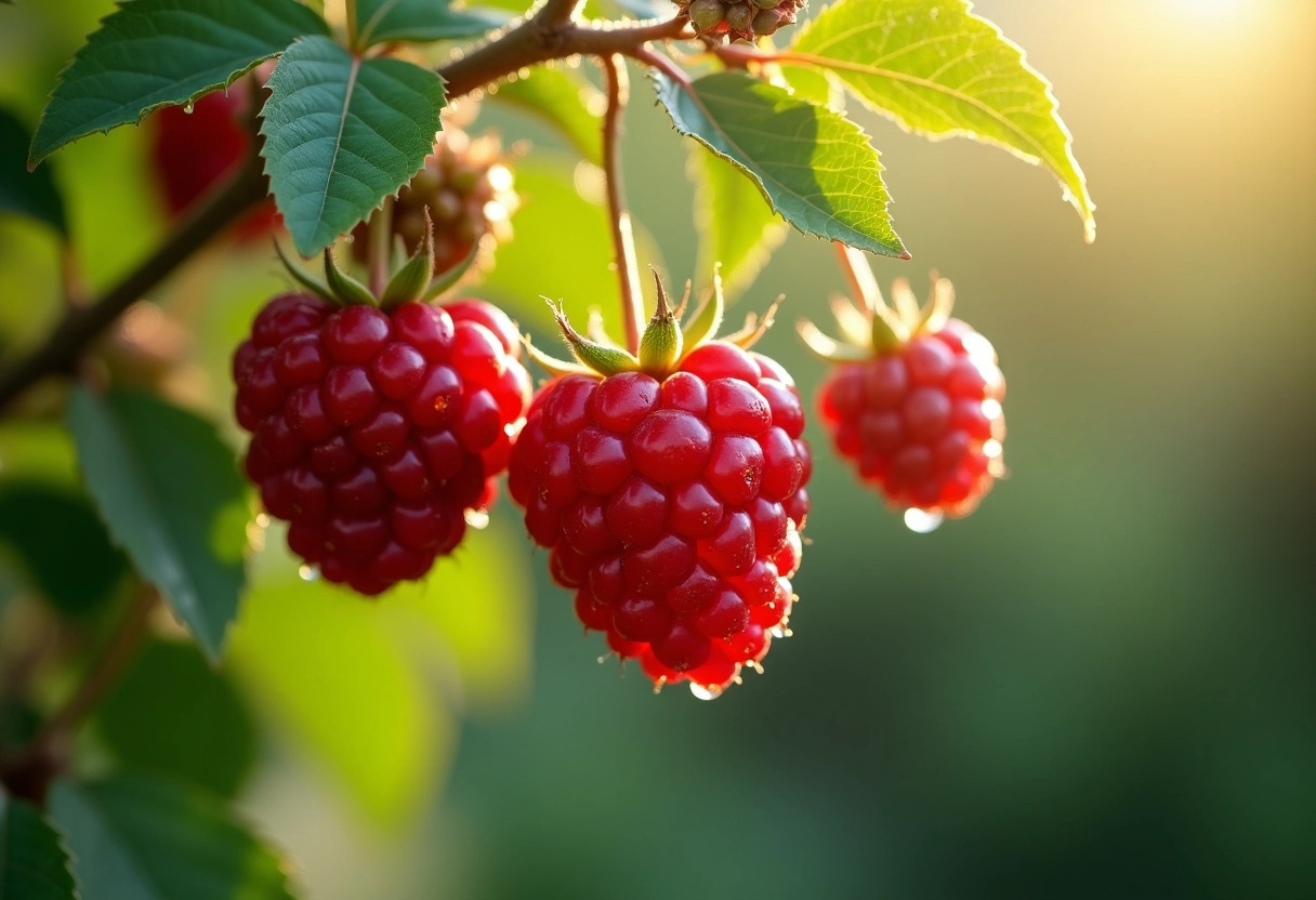 framboisiers jardin