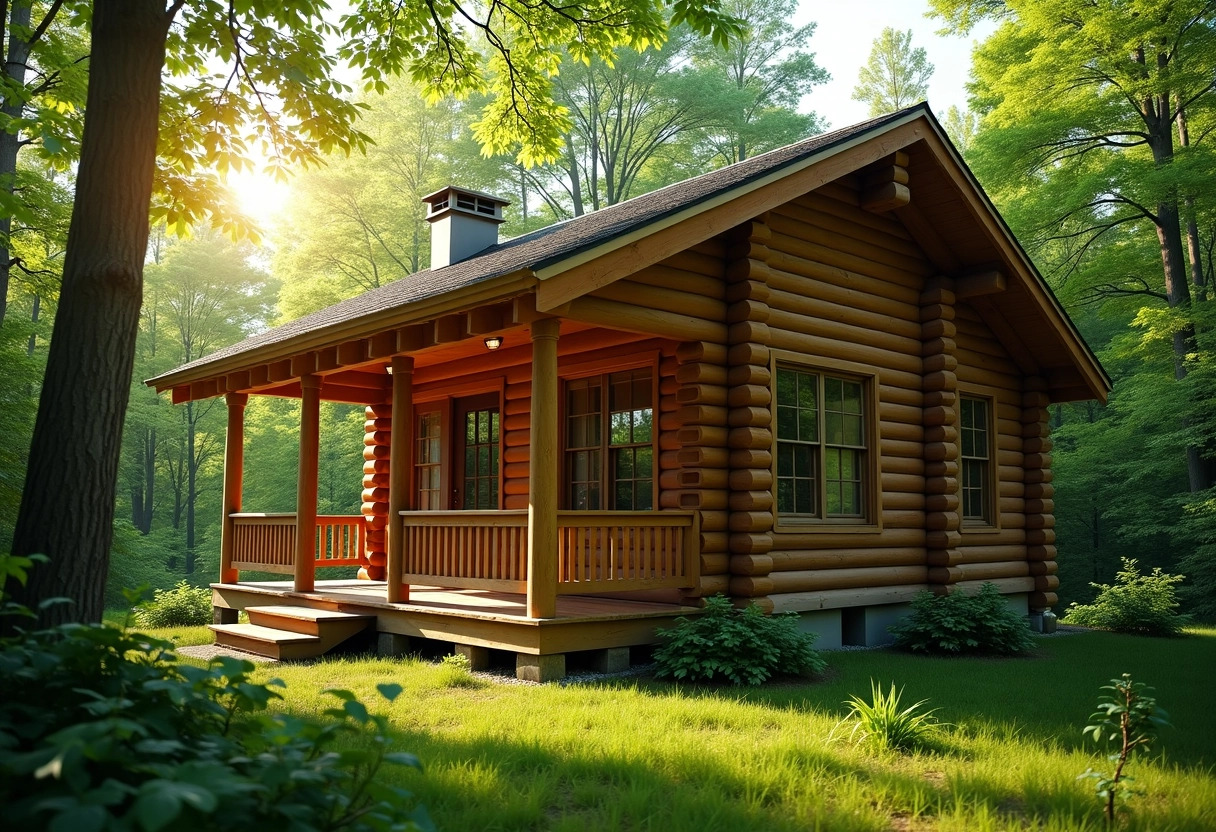 cabane bois